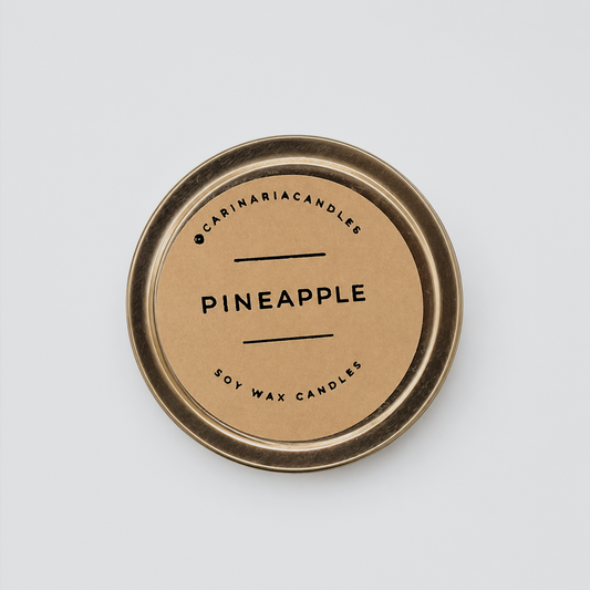 PINEAPPLE CANDLE TIN