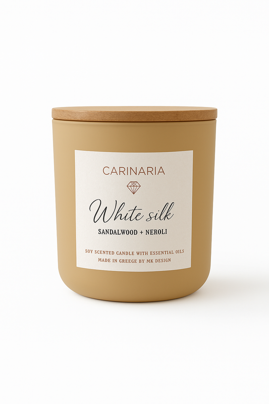 WHITE SILK CANDLE