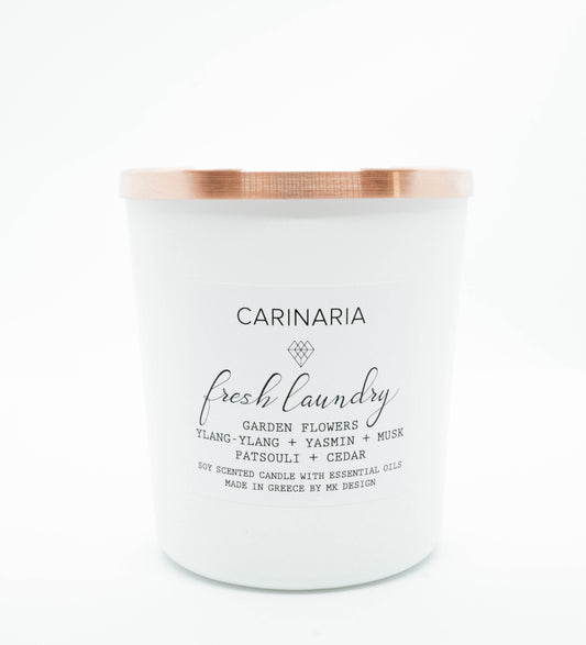 fresh laundry soy candle